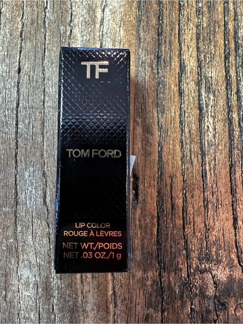 Tom Ford Lipstick in Leopard-Patterned Case with Rose Gold Accent